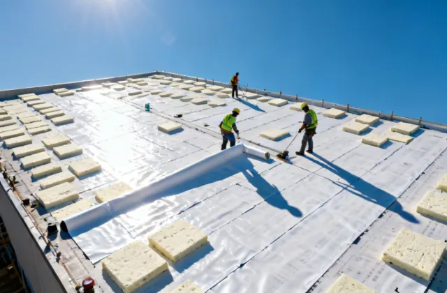 Commercial roofing system Johns Manville