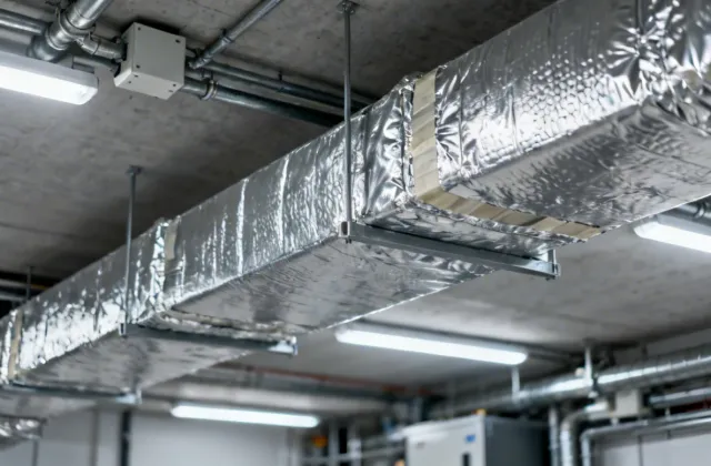 HVAC duct insulation Johns Manville